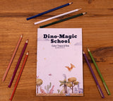 Dino-Magic School: Color Trace & Roa: Coloring books for kids