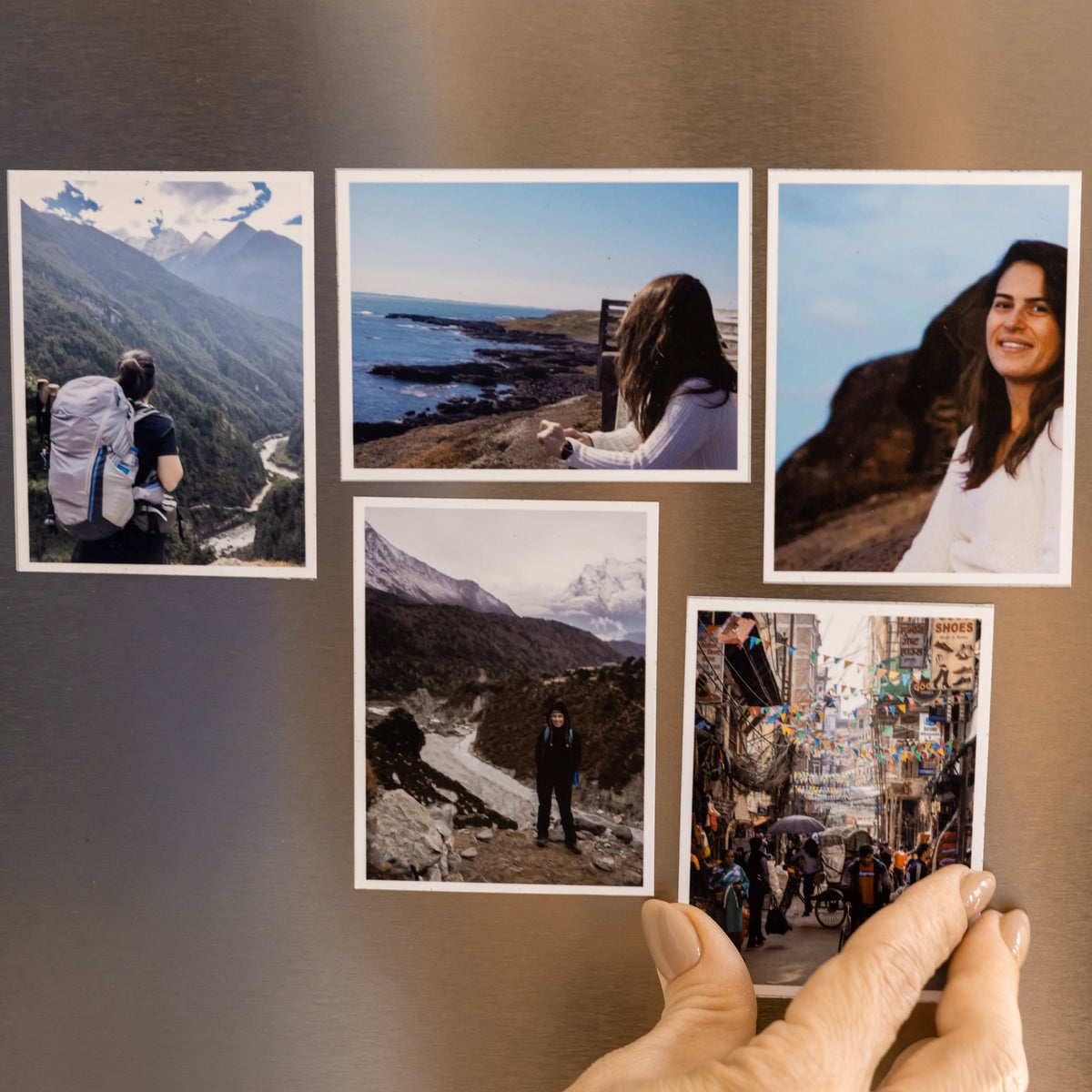 Custom 2.75 × 3.5 inch flexible photo magnets