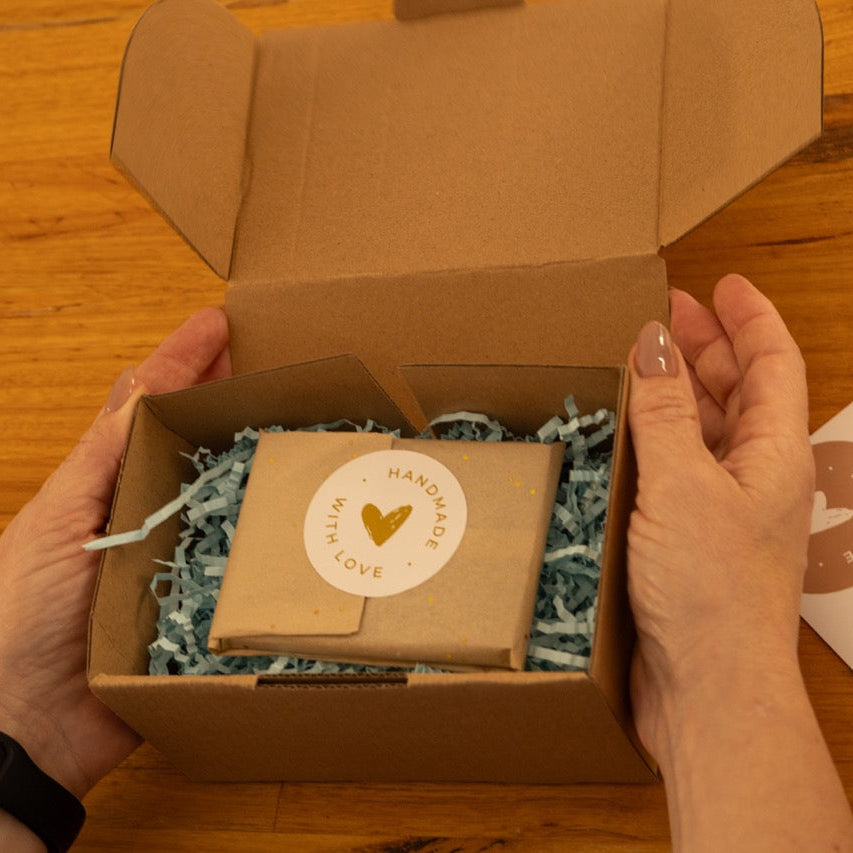 Custom flexible photo magnets with Little Colour Co packaging