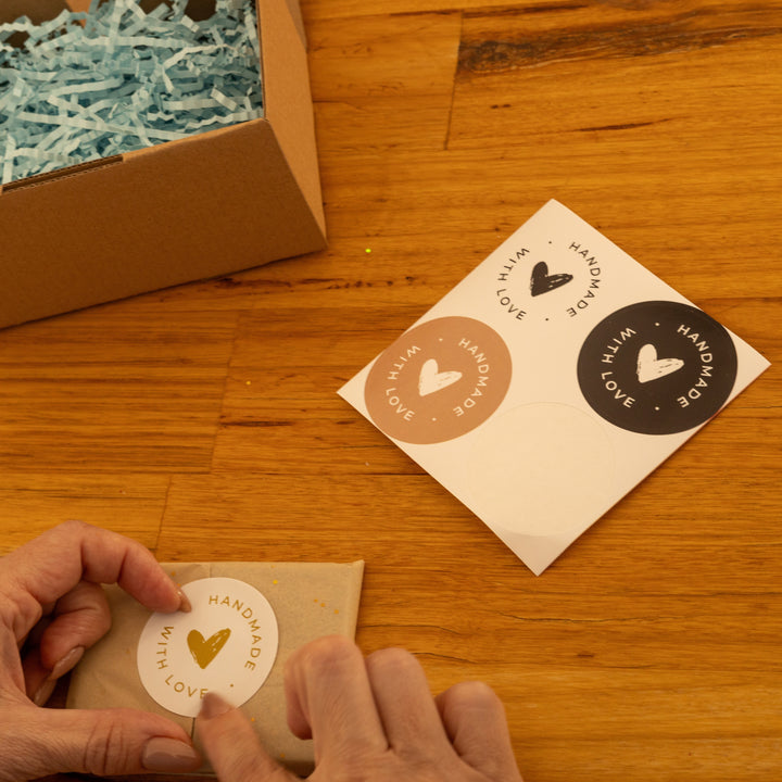 Personalised Polaroid-style photo magnets with Little Colour Co packaging